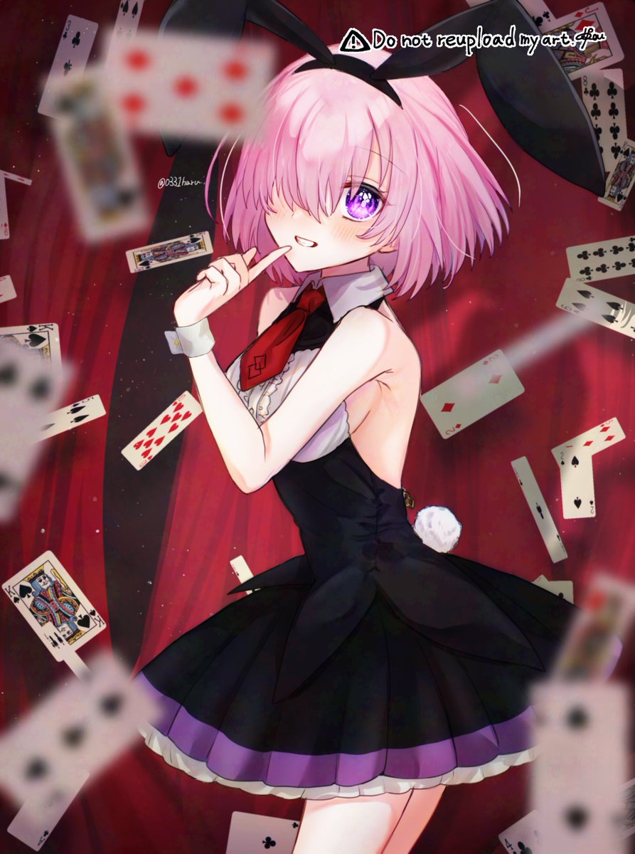 マシュ・キリエライト(Fate) 「バニーマシュ」|はるかっぱのイラスト