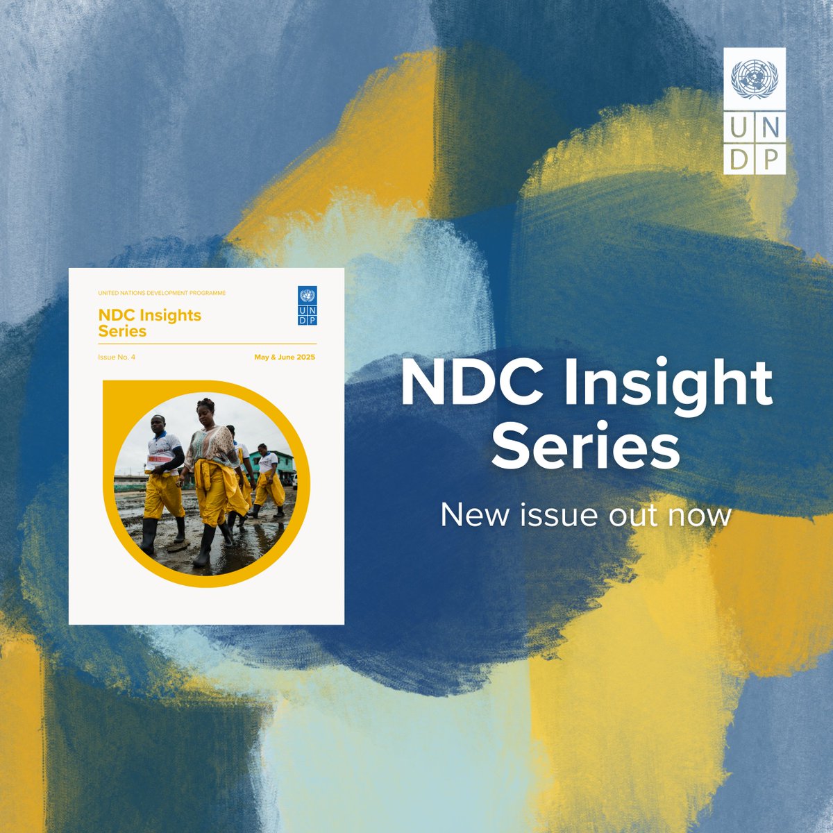 UNDPplanet's tweet photo. NEW RELEASE 🟢

Our NDC Insights Series, Issue 04 – is now live.

The May–June 2025 edition explores how countries are making national climate plans (NDCs) more investable, including through carbon markets and sustainable finance.

👉 Read here: https://t.co/vvL50HoaTT

#COP30 https://t.co/bbGNS4sOhs