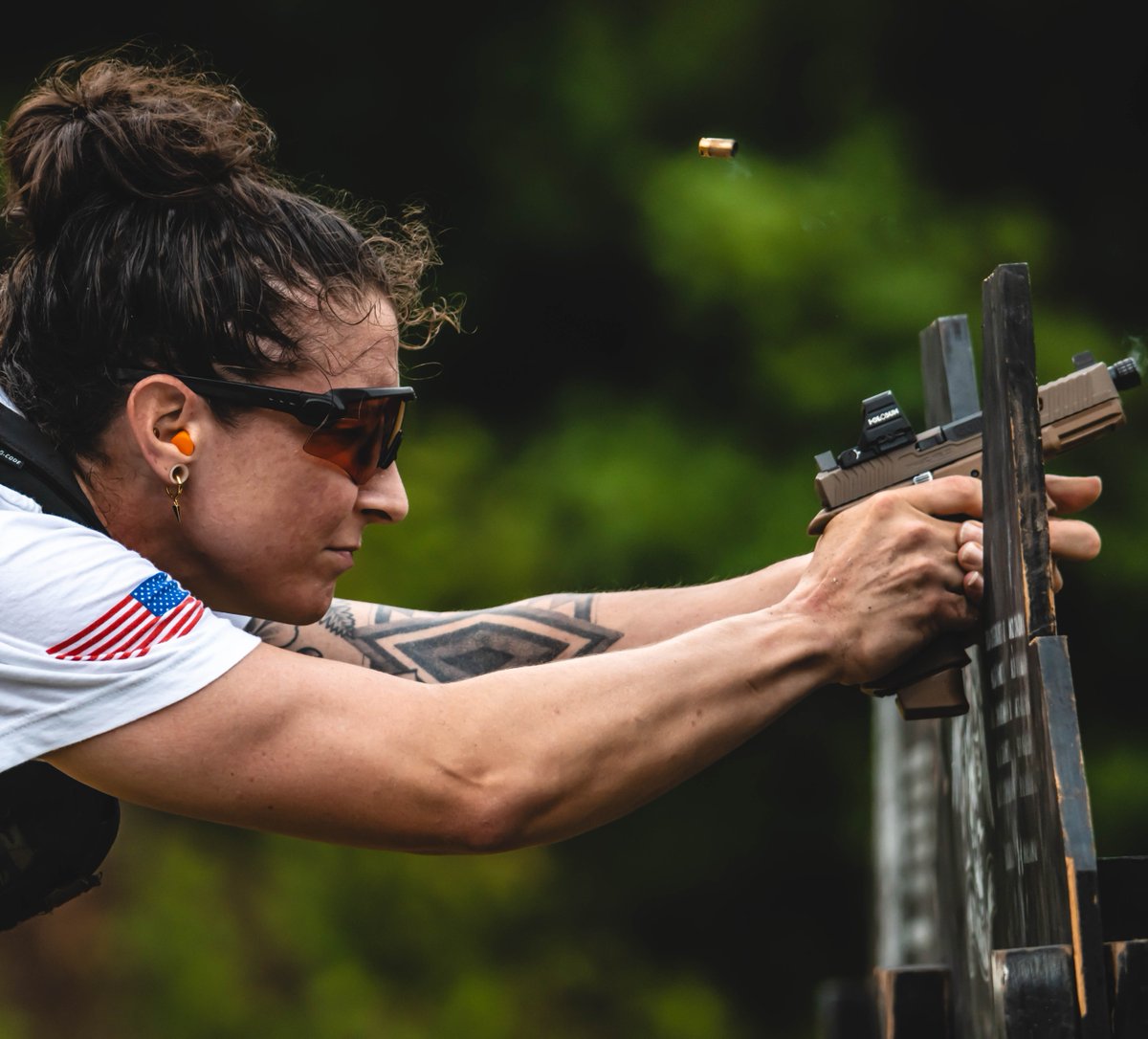 GLOCKInc's tweet image. "Being part of Team GLOCK and The Tactical Games has led me to improve my marksmanship and has continued to push me in fitness and overall strength... My GLOCK pistol has withstood the tough conditions that we experience at every Tactical Games competition and still functions…