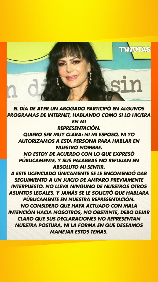 TVNotasmx's tweet photo. 🚨ÚLTIMA HORA🚨
Maribel Guardia lanza un COMUNICADO. https://t.co/eCoeXtsLB6