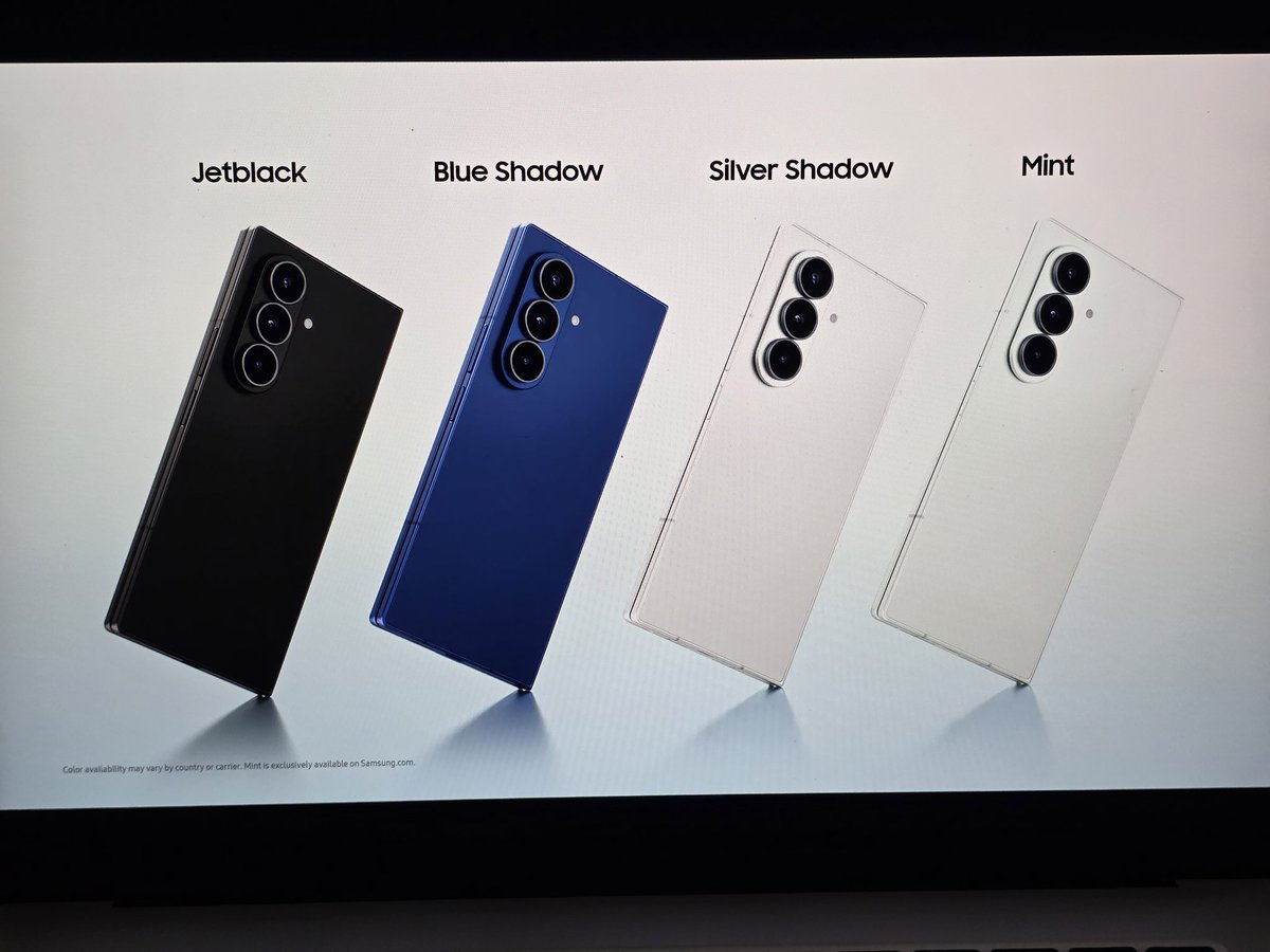 Bobby G (@bobbygscorner) on Twitter photo GALAXY ZFold 7 <a href="/SamsungMobileUS/">Samsung Mobile US</a> #GalaxyZFold7 <a href="/Snapdragon/">Snapdragon</a> 8 elite inside #GalaxyUnpacked GALAXY ZFold 7 <a href="/SamsungMobileUS/">Samsung Mobile US</a> #GalaxyZFold7 <a href="/Snapdragon/">Snapdragon</a> 8 elite inside #GalaxyUnpacked