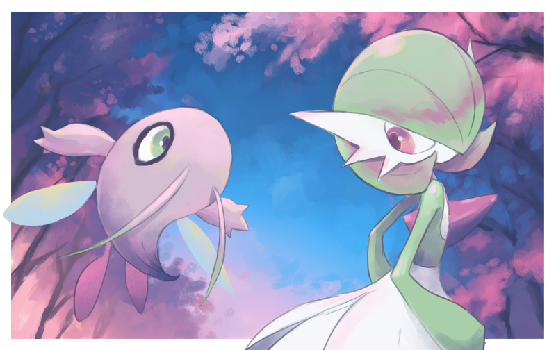 Gardevoir meets a purple onion. #Pokemon