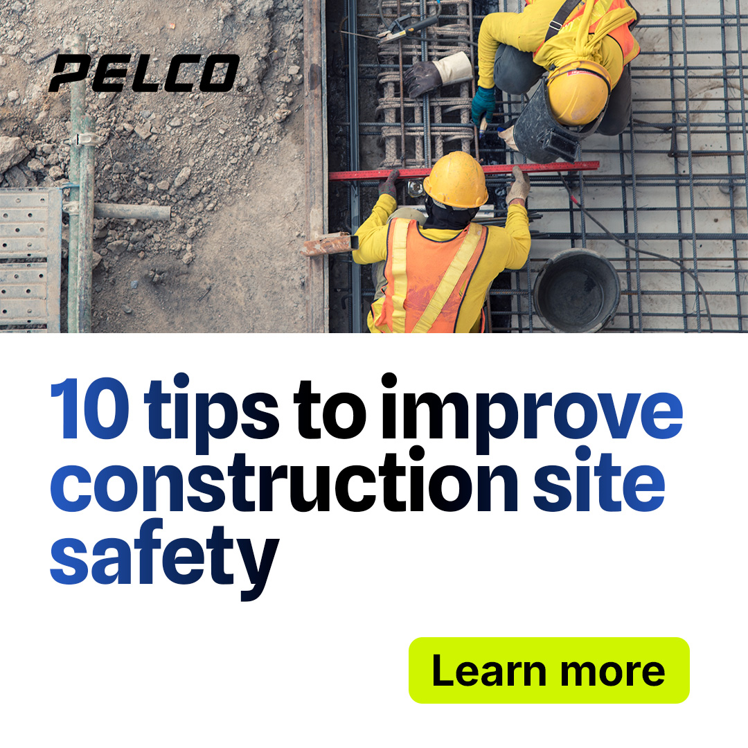 Did you know the #construction industry accounts for 21% of all deaths among U.S. workers? Don’t let your organization become a part of this statistic. Our #Pelco guide offers 10 tips to help you create a construction site safety checklist: hubs.li/Q03wsgCz0
