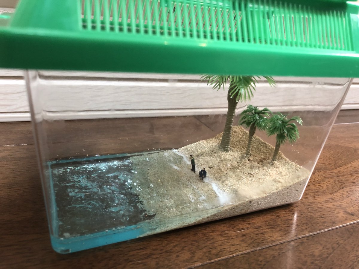 okavader's tweet photo. 昔つくった「ソナチネ」飼育セット。 https://t.co/2PbeMdKdZC