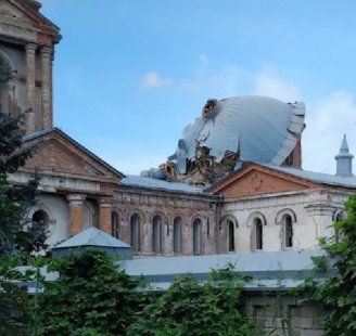 Кінець історії цього храму. с. Миропілля.