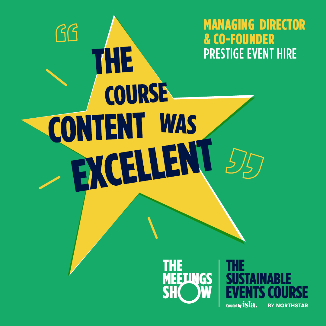 MeetingsShow's tweet photo. Missed our Sustainable Events Course Virtual Open Day? Catch it on-demand!

Discover how our two 6-week online courses can equip you with the skills and confidence to deliver greener, more impactful events.

🎥 Watch now: https://t.co/9lAz328y6V

#SustainableEvents https://t.co/IcT9YXrpAZ