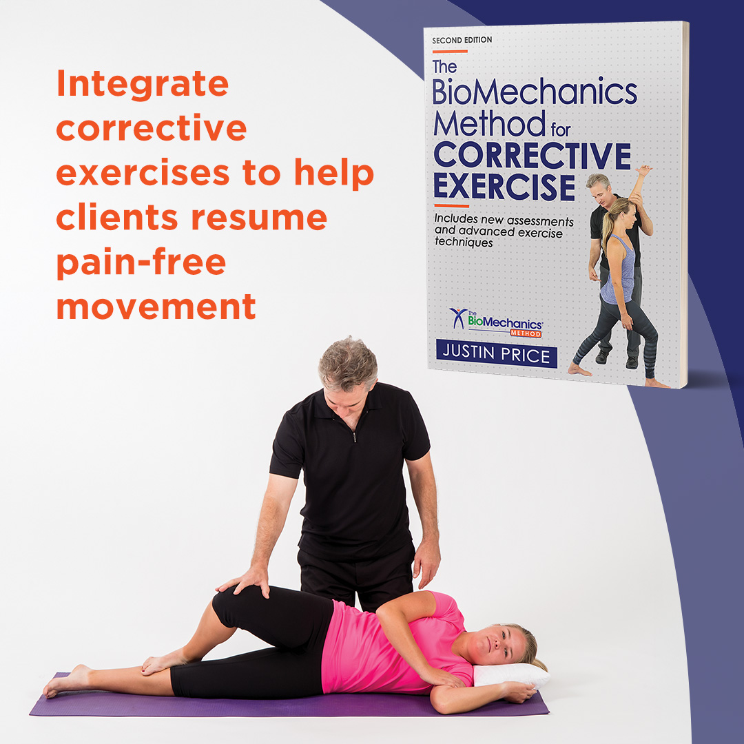 HumanKineticsEU's tweet image. New release! 

The BioMechanics Method for Corrective Exercise 2E, enables fitness and allied health professionals to identify common musculoskeletal imbalances and movement impairments and apply appropriate corrective exercises.

➡️ bit.ly/3TvbIUI

#Biomechanics