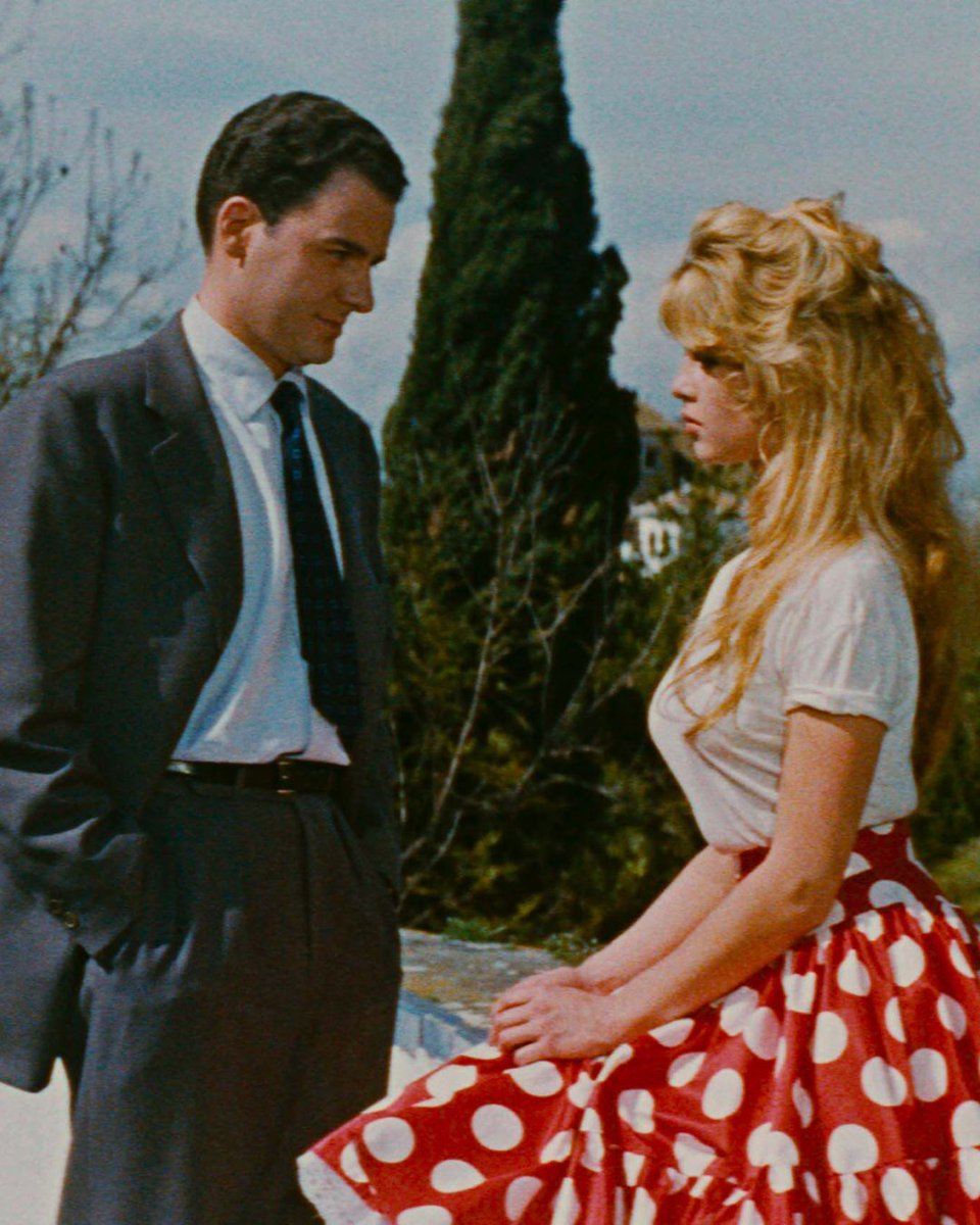 In Julien Duvivier's film The Woman and the Puppet, Brigitte Bardot is Eva, the only woman who can resist Don Juan.

Stung in his pride, he will do everything in his power to win the heart of the beautiful woman.

From 12 July at Ciné Lumière
🎟️ institut-francais.org.uk/cinema/la-femm…