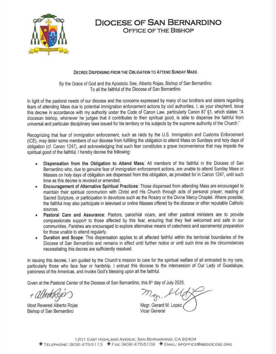 While American bishops dispense Catholics from the Sunday obligation due to the potential of being (legitimately) arrested, African Catholics in our day are attending Mass in spite of the potential of being killed by Muslims.