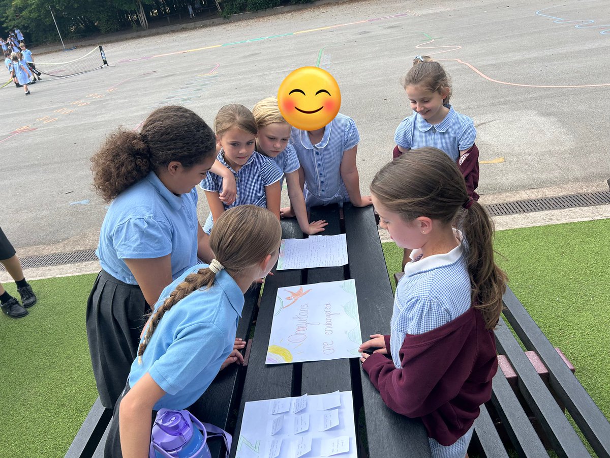 StEdRCPrimary's tweet image. Year 5 pupils channelled their passion into action- raising awareness about orangutans and the impact of deforestation. 🌿🦧inspiring voices for our planet’s future! #passionprojects