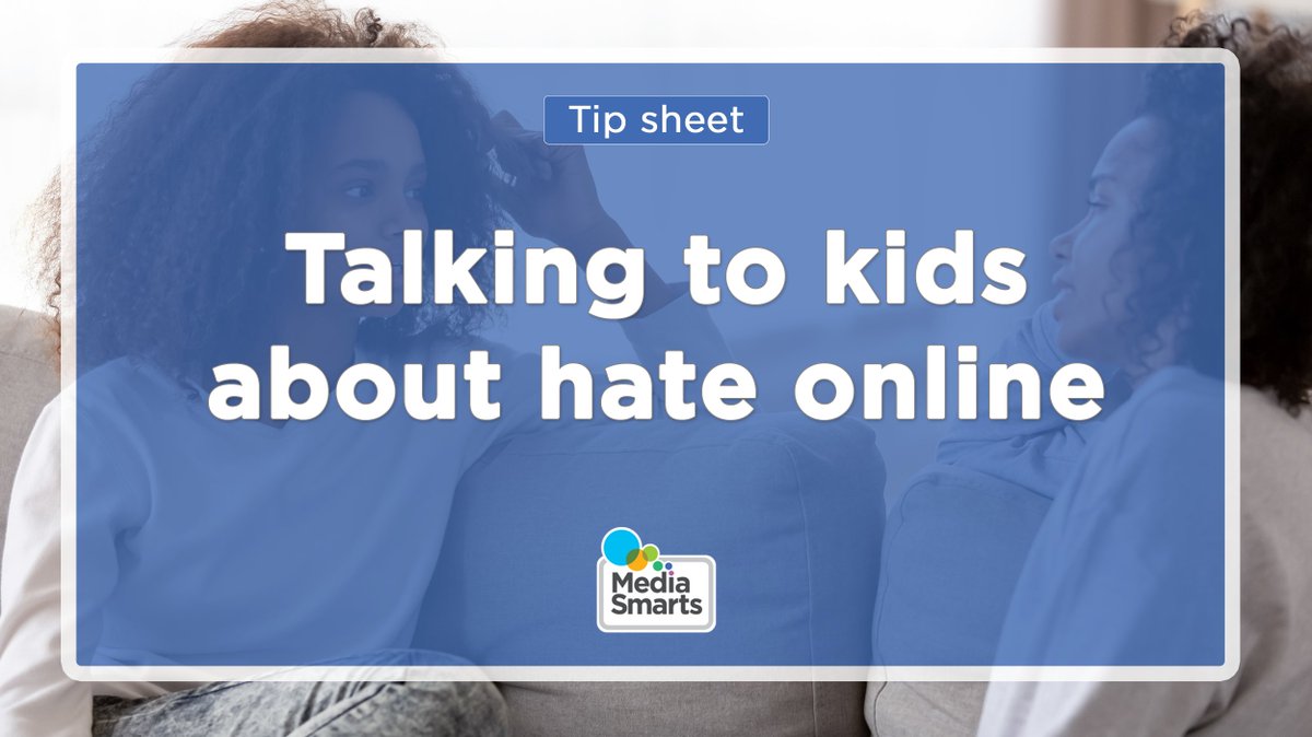 Kids need to know they can count on their parents when they come across hate online. You can support them with these helpful tips: ow.ly/TkYZ50Wn0eZ
