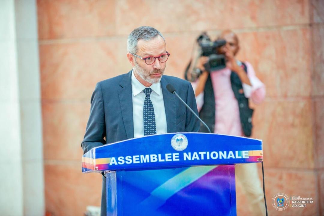 AmbaFranceRDC's tweet photo. Retour en images sur la participation de l’Ambassadeur de France en RDC, M. @RemiMarechaux, à la deuxième séance du cadre de concertation parlementaire sur le genre, les droits des femmes et des filles.

Pour en savoir davantage, cliquez ici 👉🏼: https://t.co/ecVDNtk4gx https://t.co/LZnfzLUWfT