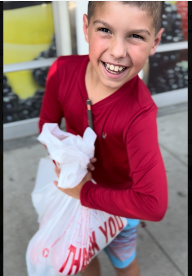 How does it feel when your mom has you go to the store for 3 ears of corn, 2 tomatoes, half a pound of turkey from the deli counter, and some gummy bears as a treat?

This boy is 9 and it was his FIRST TIME!

Visit <a href="/LetGrowOrg/">Let Grow</a> for free independence-building ideas &amp; materials!
