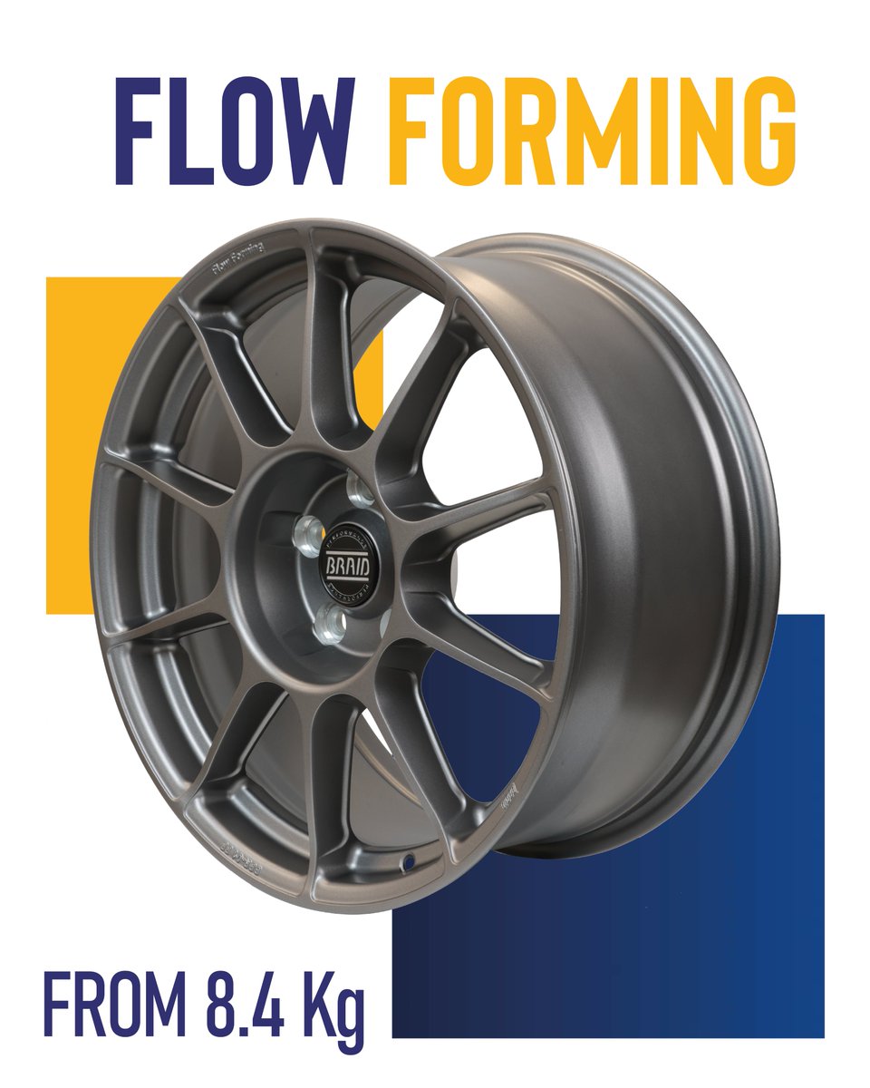 BRAIDwheels's tweet image. The new BPR-01 Flowforming 8.5x18” is here: lightweight⚖️, aggressive 💥, and ready to fit big brakes 🛑 without compromising design or performance.
Weighing from just 8.4 kg, featuring Flowforming technology .
Available now 🚀🏁
#braidwheels #bpr01 #flowforming #thewheeltailors