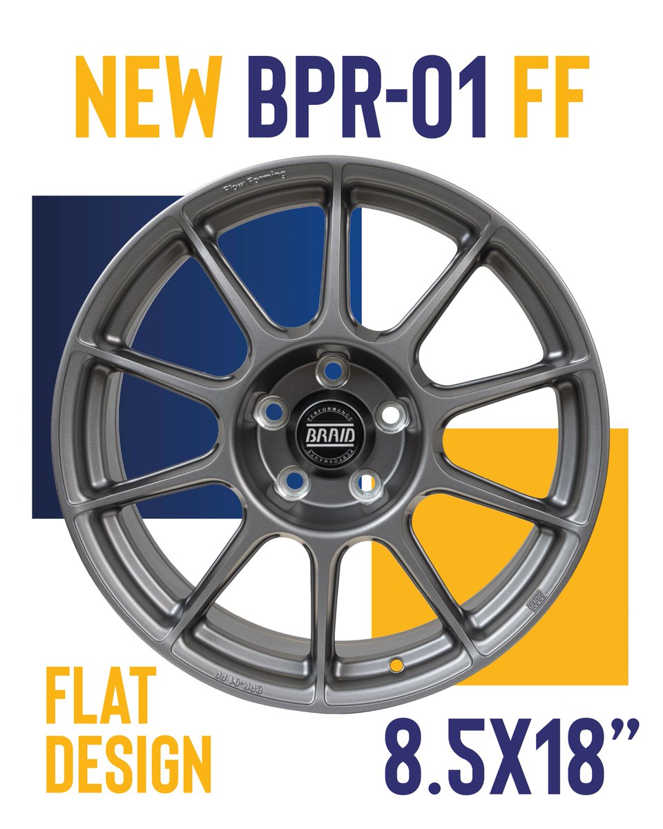 BRAIDwheels's tweet image. The new BPR-01 Flowforming 8.5x18” is here: lightweight⚖️, aggressive 💥, and ready to fit big brakes 🛑 without compromising design or performance.
Weighing from just 8.4 kg, featuring Flowforming technology .
Available now 🚀🏁
#braidwheels #bpr01 #flowforming #thewheeltailors