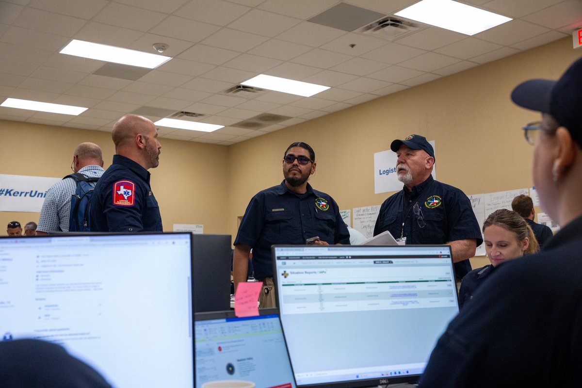 More than 20 Texas state agencies are engaged in the state’s flood response across multiple communities.

Thousands of responders and pieces of equipment are deployed in support of local response efforts, including boats, helicopters, K9 teams, and damage assessment teams.

#txwx