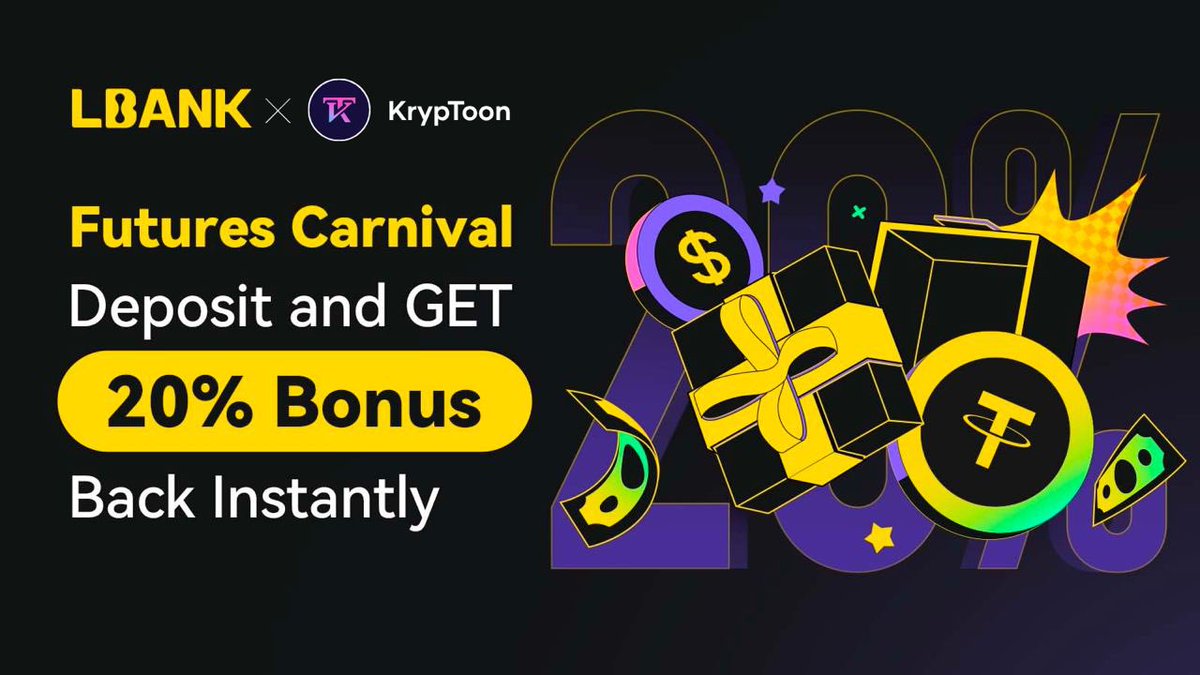 Futures Traders — GET 20% BACK INSTANTLY! 💸💥

<a href="/LBank_Exchange/">LBank.com</a> is running a 20% deposit bonus for Futures users ——No tasks, no forms 👀 

July 9 -July 20  ONLY 👉 lbank.com/activity/futur…

Deposit → Insta 20% USDT bonus boost → Profit