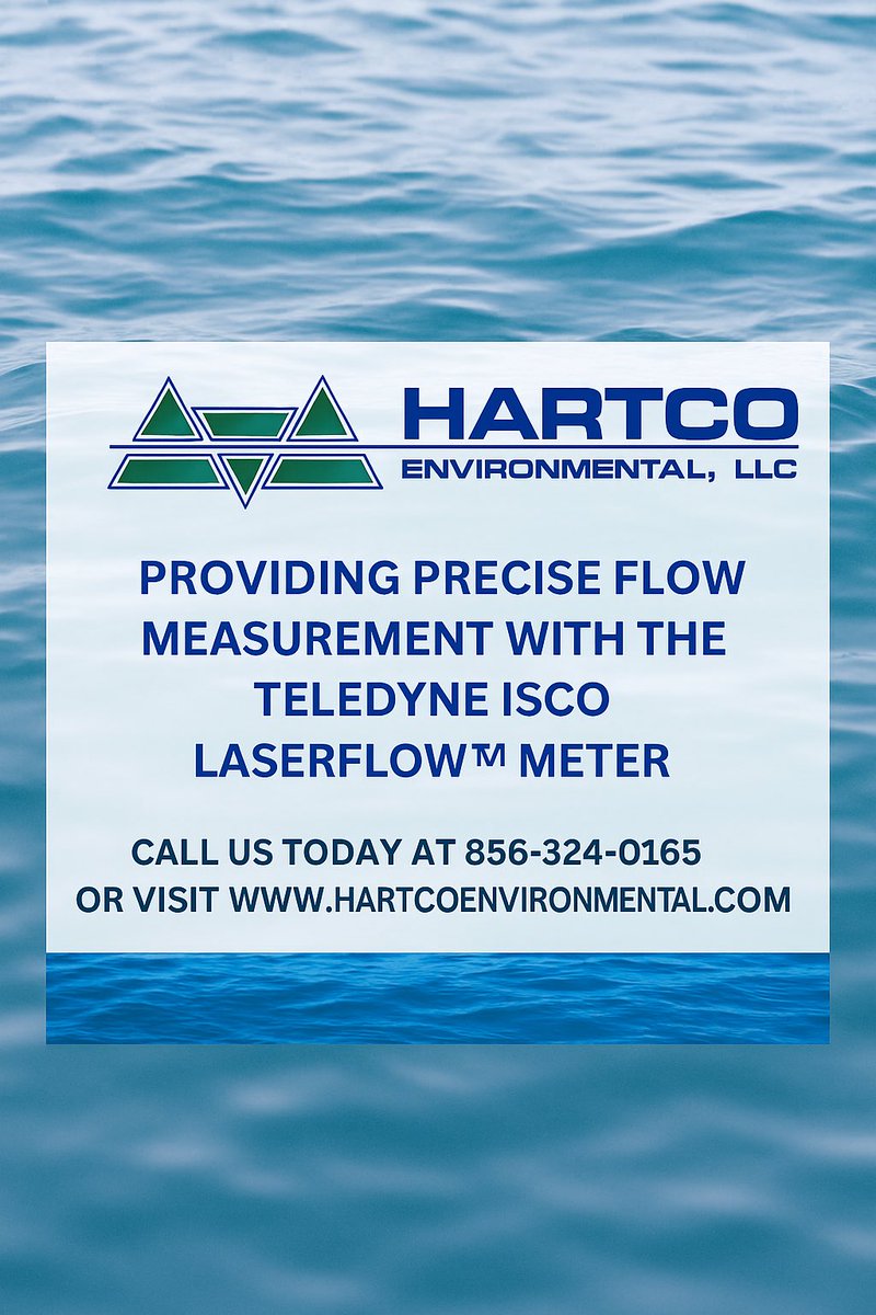 HartcoEnviro's tweet image. 🌊💡 Precise, non-contact flow measurement made easy. The @TeledyneISCO LaserFlow delivers reliable data in tough flow applications where other tech can’t.
📞 Learn more with Hartco Environmental! @HartcoEnviro
#FlowMonitoring #WaterMonitoring #TeledyneISCO #HartcoEnvironmental
