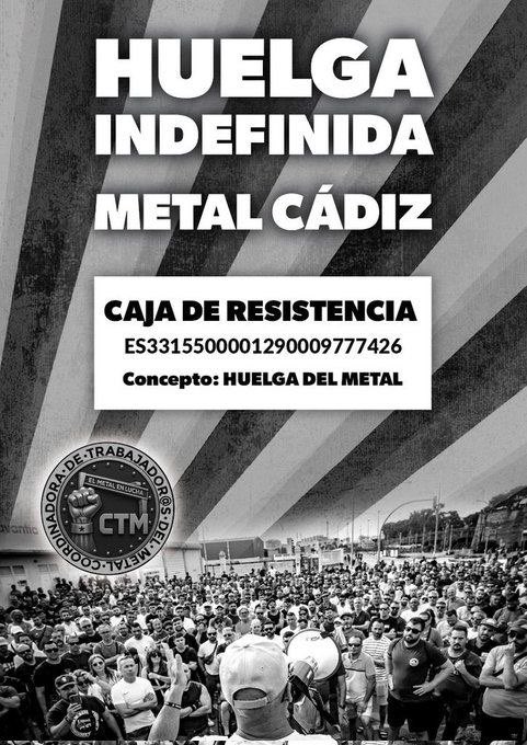 iDiarioES's tweet photo. 🔴 URGENTE | 

A tres trabajadores más le piden una fianza individual de 15.000 euros en 48 horas para evitar prisión. Lo que supone otros 45.000 euros en 48 horas.

ANTE TODO SOLIDARIDAD DE CLASE

APOYA LA CAJA DE RESISTENCIA 
@CTM97560609 https://t.co/E5Wg8X3PxP