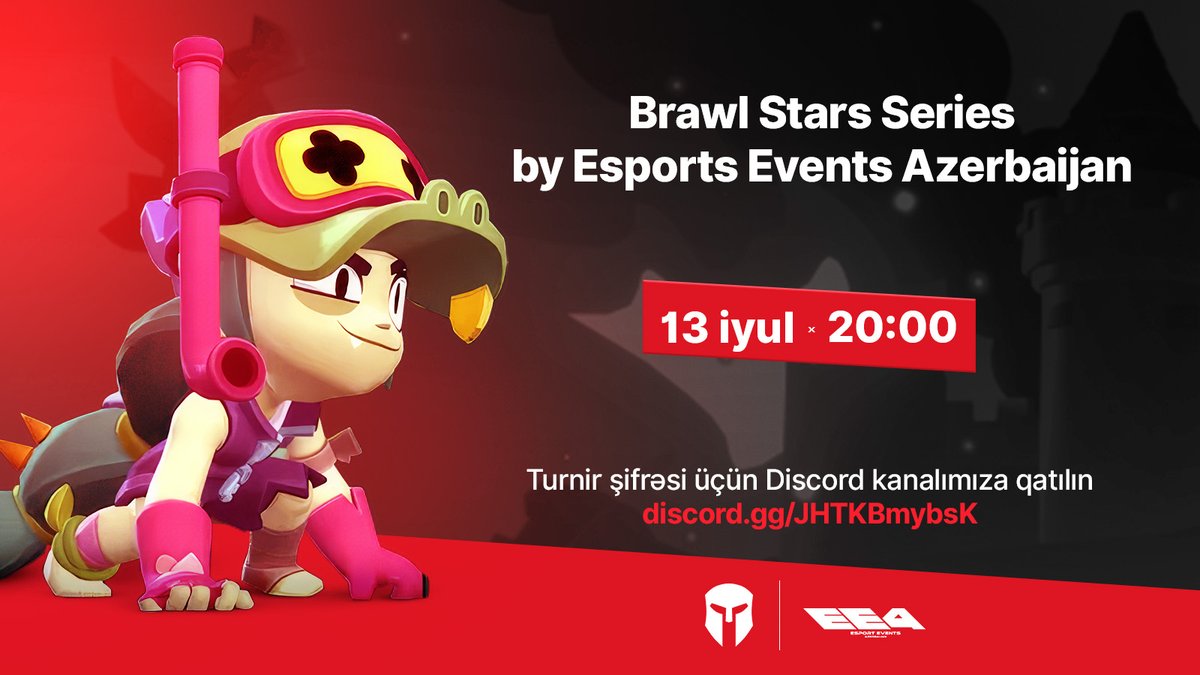 #BrawlStars oyunu üzrə turnirlərin təşkil olunduğu məşhur #Matcherino platformasında Esports Events Azerbaijan-ın ilk turniri baş tutacaq. 
13 iyun tarixində baş tutacaq turnirdə iştirak etmək üçün #Discord kanalımıza qatılmağınız lazımdır. #azerbaijan #gaming #esports