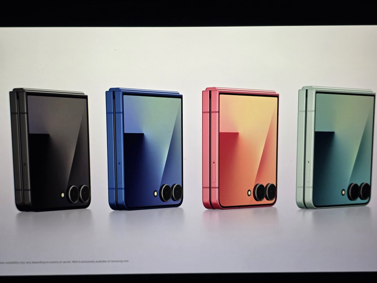 Bobby G (@bobbygscorner) on Twitter photo GALAXY ZFlip 7 <a href="/SamsungMobileUS/">Samsung Mobile US</a> #GalaxyZFold7 <a href="/Snapdragon/">Snapdragon</a> 8 elite inside #GalaxyUnpacked GALAXY ZFlip 7 <a href="/SamsungMobileUS/">Samsung Mobile US</a> #GalaxyZFold7 <a href="/Snapdragon/">Snapdragon</a> 8 elite inside #GalaxyUnpacked