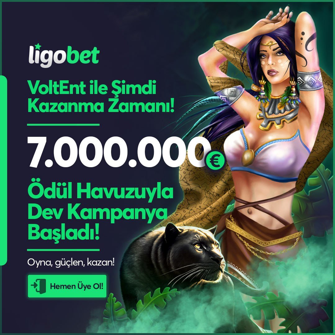 Ligobettlogin's tweet image. 💙 VoltEnt ile Şimdi Kazanma Zamanı!
🔗 Ligobet - kslnk.com/ligogiris
✨Hazır mısınız? Ligobet'in 7.000.000€ ödüllü dev kampanyası başladı!
🐝 Ödül Havuzuyla Büyük Fırsatları yakalayın
⚡️Katılın, gücünüzü gösterin ve kazanın!
#ligobet #kazanc #bonus
