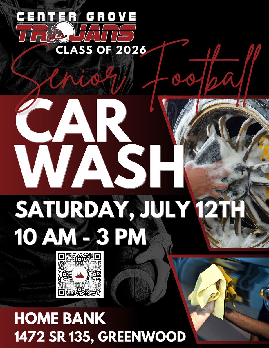 CG Trojan Football (@cgtrojanfootbal) on Twitter photo This SATURDAY come get ur car washed. If u can’t make it - u can always VENMO. GO TROJANS!! <a href="/CGSportsNetwork/">CG Sports Network</a> This SATURDAY come get ur car washed. If u can’t make it - u can always VENMO. GO TROJANS!! <a href="/CGSportsNetwork/">CG Sports Network</a>