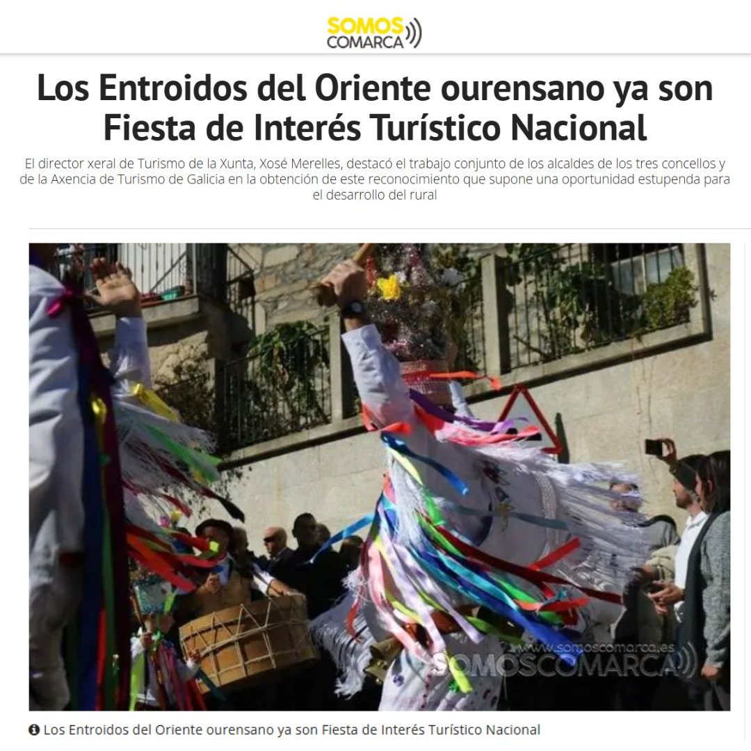entroidomanzane's tweet photo. Xa é oficial: o Entroido de Manzaneda, xunto cos carnavais irmáns de Viana do Bolo @entroidovianabo e Vilariño de Conso @entroidovdconso, somos Festa de Interese Turístico Nacional 🎉 🎭

@Entroidos_Or_Ou https://t.co/YqJwu3YiM8