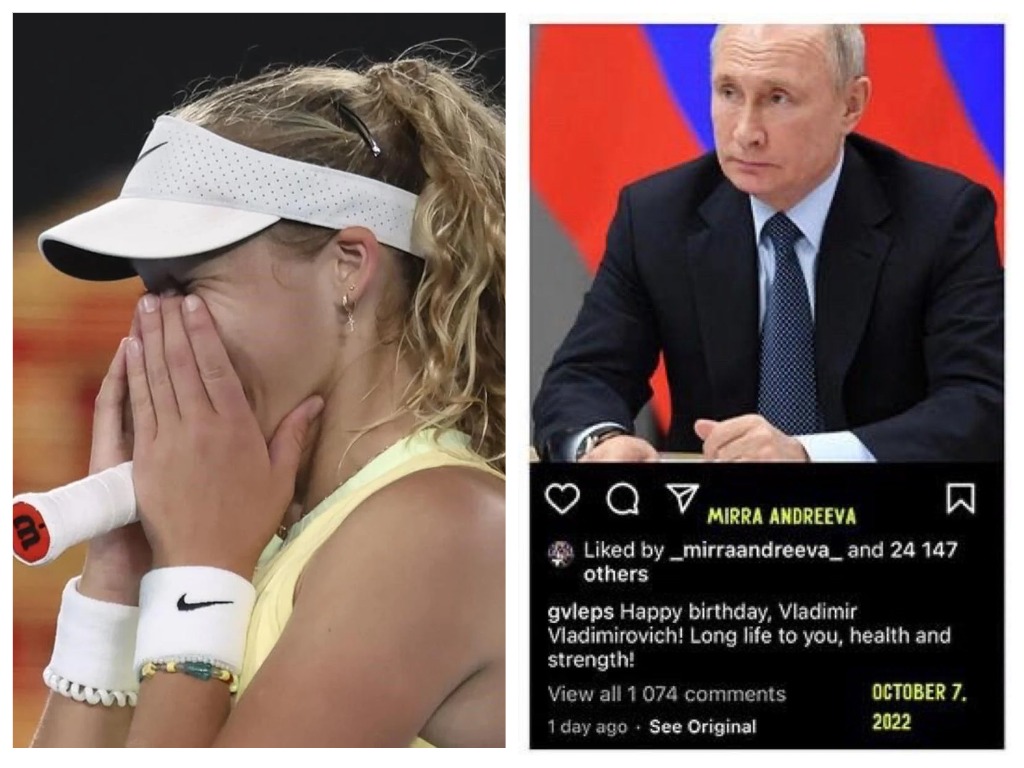 Ukrsportbase's tweet image. Putin supporter Mirra Andreeva sensational loses in Wimbledon quarters