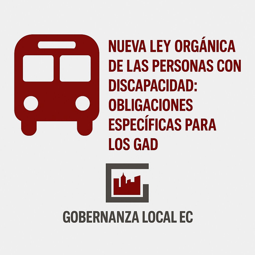 ec_local's tweet photo. ♿ La nueva Ley Orgánica de Personas con Discapacidad impone obligaciones específicas a los GAD:

✅ Infraestructura accesible
✅ Cupos laborales
✅ Transporte público adaptado
✅ Cultura y turismo inclusivos

📖 Conócelas aquí:
👉 https://t.co/6KJWH3jxgt

#Discapacidad #GAD #Inclusión