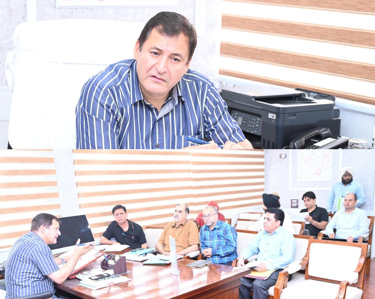 Minister Javid Ahmad Dar chaired a review meeting on irrigation in rain-fed areas of J&amp;K.
Stressed on modern irrigation tech, water conservation, and farmer training to boost agri productivity.
Commitment to empower farmers remains strong. 
#JKAgriculture #WaterForFarms