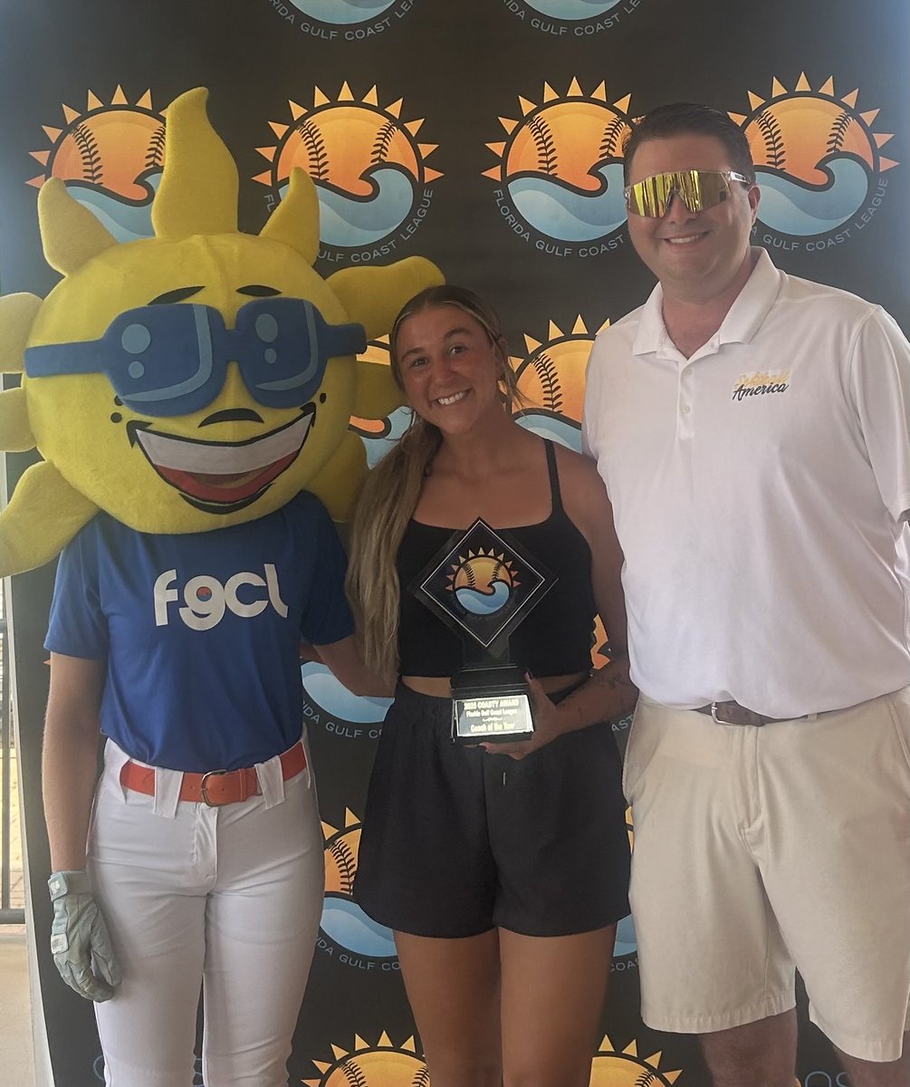Florida Gulf Coast League (@fgclsoftball) on Twitter photo The FGCL 2025 Coach Of the Year Award‼️ <a href="/a_prange/">Ashley Prange</a>
#fgcl #fastpitchunited
<a href="/ACLcollegiate/">American Collegiate League</a> <a href="/fastpitchunite/">Fastpitch United</a> <a href="/TCanterburyRTR/">Tom Canterbury 🎙</a> <a href="/gray_robertson/">Gray Robertson</a> <a href="/AlabamaSB/">Alabama Softball</a> <a href="/UACoachMurphy/">Patrick Murphy</a> The FGCL 2025 Coach Of the Year Award‼️ <a href="/a_prange/">Ashley Prange</a>
#fgcl #fastpitchunited
<a href="/ACLcollegiate/">American Collegiate League</a> <a href="/fastpitchunite/">Fastpitch United</a> <a href="/TCanterburyRTR/">Tom Canterbury 🎙</a> <a href="/gray_robertson/">Gray Robertson</a> <a href="/AlabamaSB/">Alabama Softball</a> <a href="/UACoachMurphy/">Patrick Murphy</a>