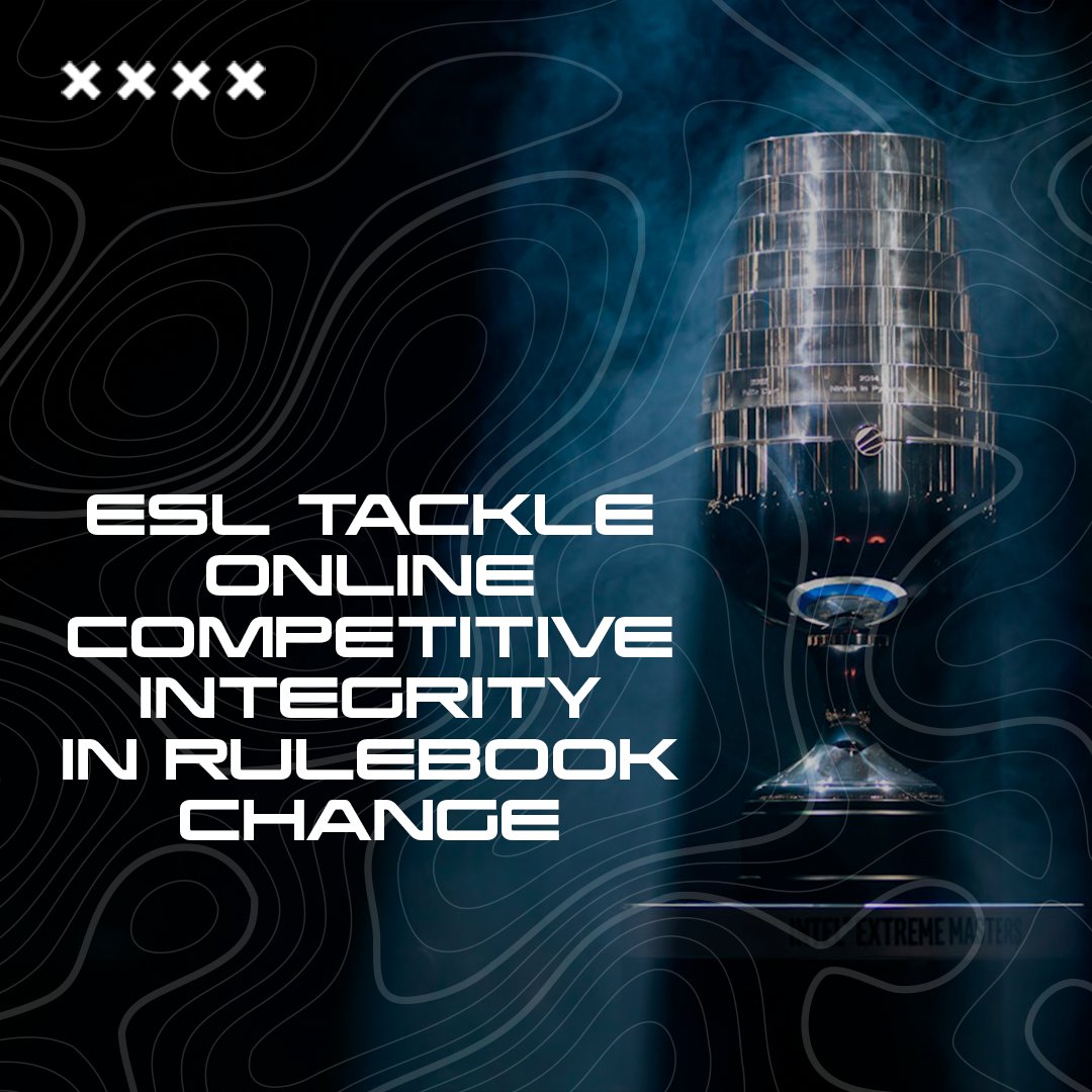 ESL has announced a plethora of changes to their rulebook, but the headline changes saw alignment with Valve's rules regarding regional eligibility and the addition of «integrity camera obligations» for online play.

Cheating in online play has become a hot topic as of late, with