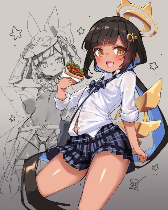 クルスタ2周年だしずっと描いてみたかった
