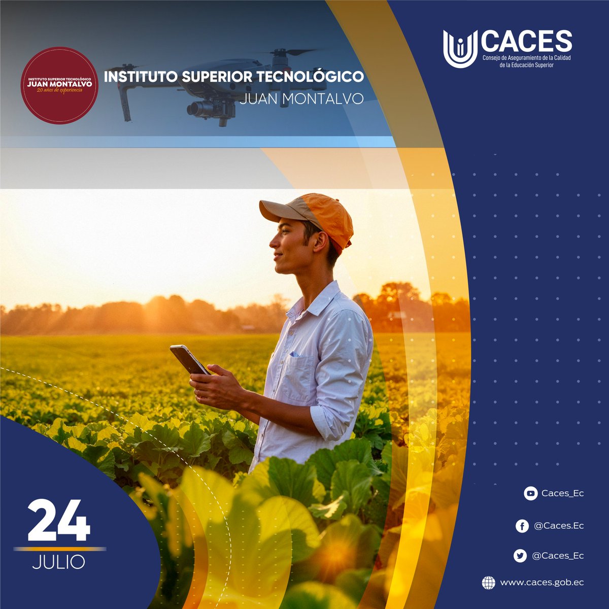 Caces_Ec's tweet image. 🔔Extendemos nuestras felicitaciones al Instituto Superior Tecnológico Juan Montalvo que hoy cumple un año más de vida institucional.
Resaltamos su labor en la formación técnica y tecnológica de calidad que aportan al desarrollo de nuestro país.