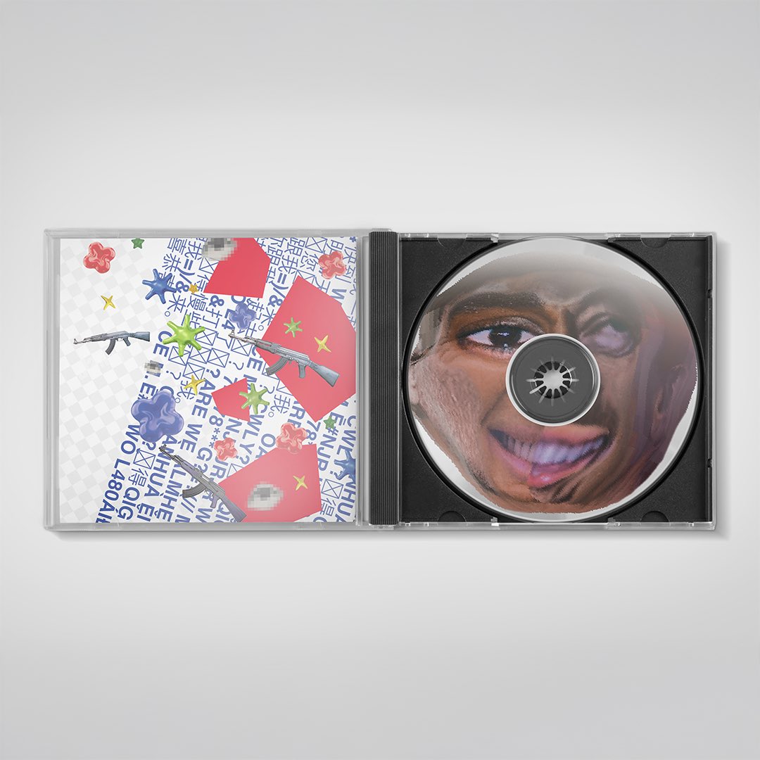 yeorakku's tweet photo. cover for bo burnham - welcome to the internet

made for uni 😵😵 https://t.co/vgG4Kxkb0j