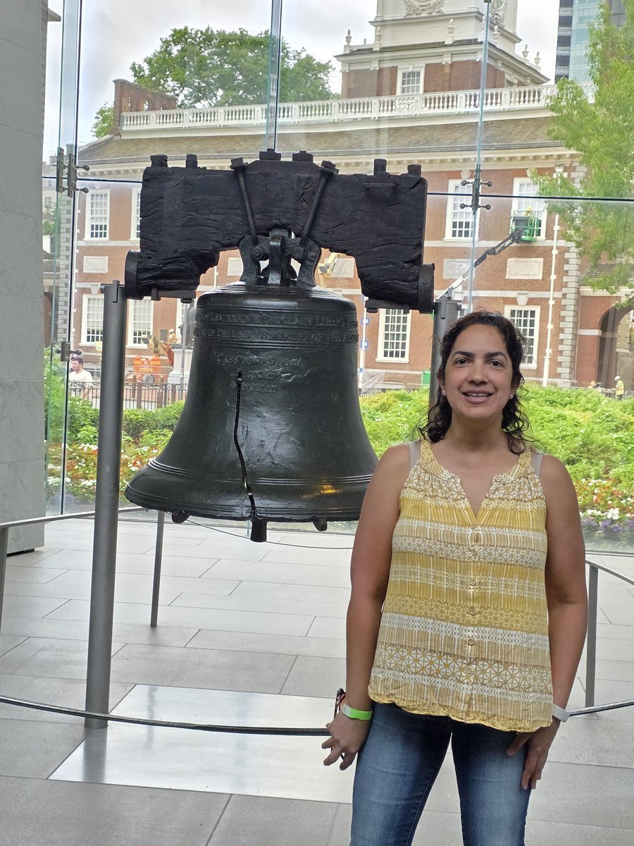 AN313_AS0R's tweet photo. A visit to the Liberty bell 🔔 is must when in Philadelphia 😁 https://t.co/mU7IqivKXT