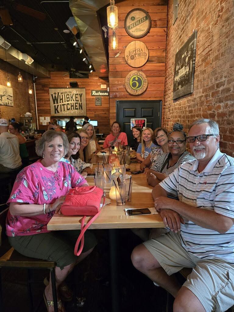 SherlynBratcher's tweet image. Fantastic 2 days at the Victory Over Violence Conf.!  Presented on trauma-informed &amp;amp; ACEs, and self-injury &amp;amp; suicide awareness. And, dinner with some of the amazing FRYSCs from @GRRECKY region - Butler, Ohio, Russellville Ind. &amp;amp; Simpson. @FRYSCKy #VOV2025