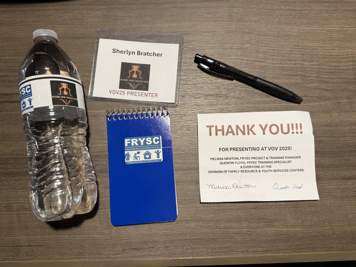 SherlynBratcher's tweet image. Fantastic 2 days at the Victory Over Violence Conf.!  Presented on trauma-informed &amp;amp; ACEs, and self-injury &amp;amp; suicide awareness. And, dinner with some of the amazing FRYSCs from @GRRECKY region - Butler, Ohio, Russellville Ind. &amp;amp; Simpson. @FRYSCKy #VOV2025