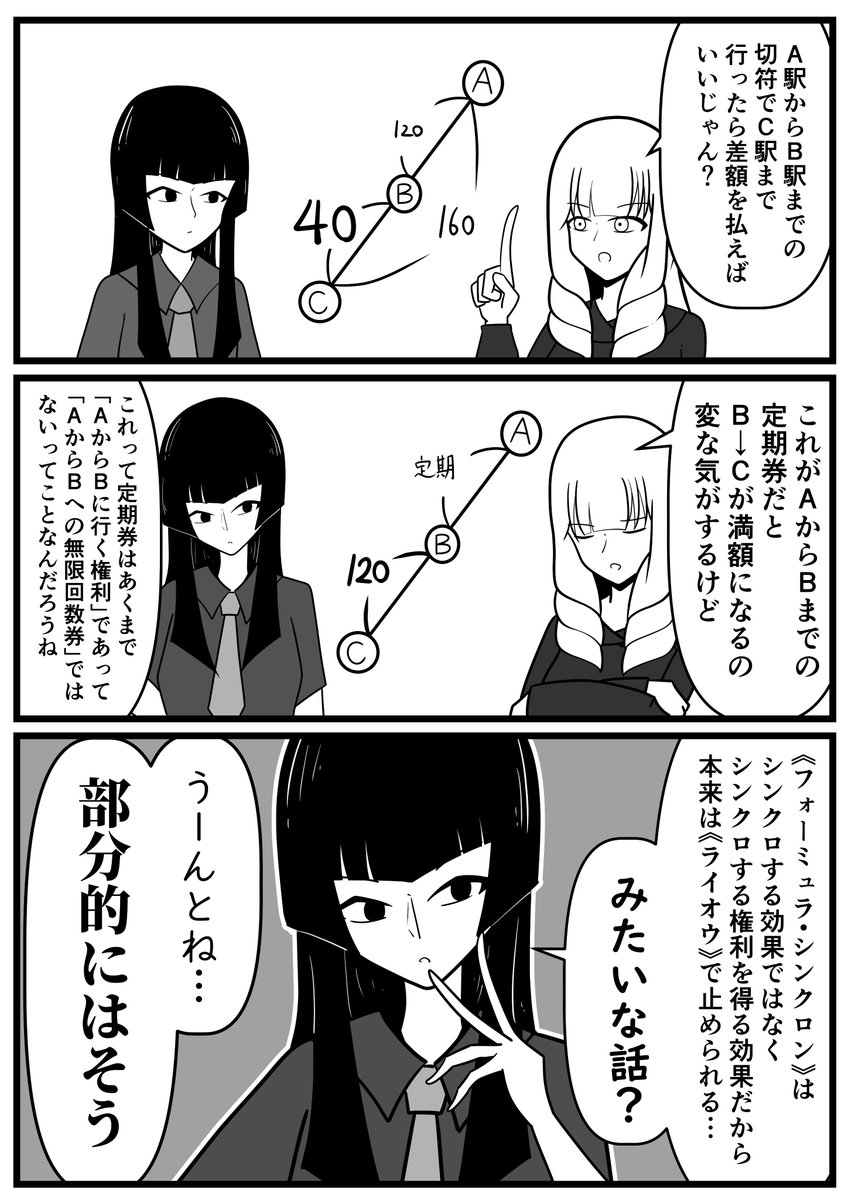 U_EN0602's tweet image. 権利と実質の違い