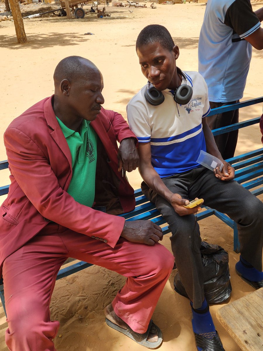 LivingstoneEII's tweet photo. The elders of the church in the community in the Niger Republic showed immense kindness and hospitality as they came out to support our mission. Our leaders at Livingstone Explorer Initiatives were overjoyed to share our audio Bibles with them. https://t.co/RABWMe4fFi