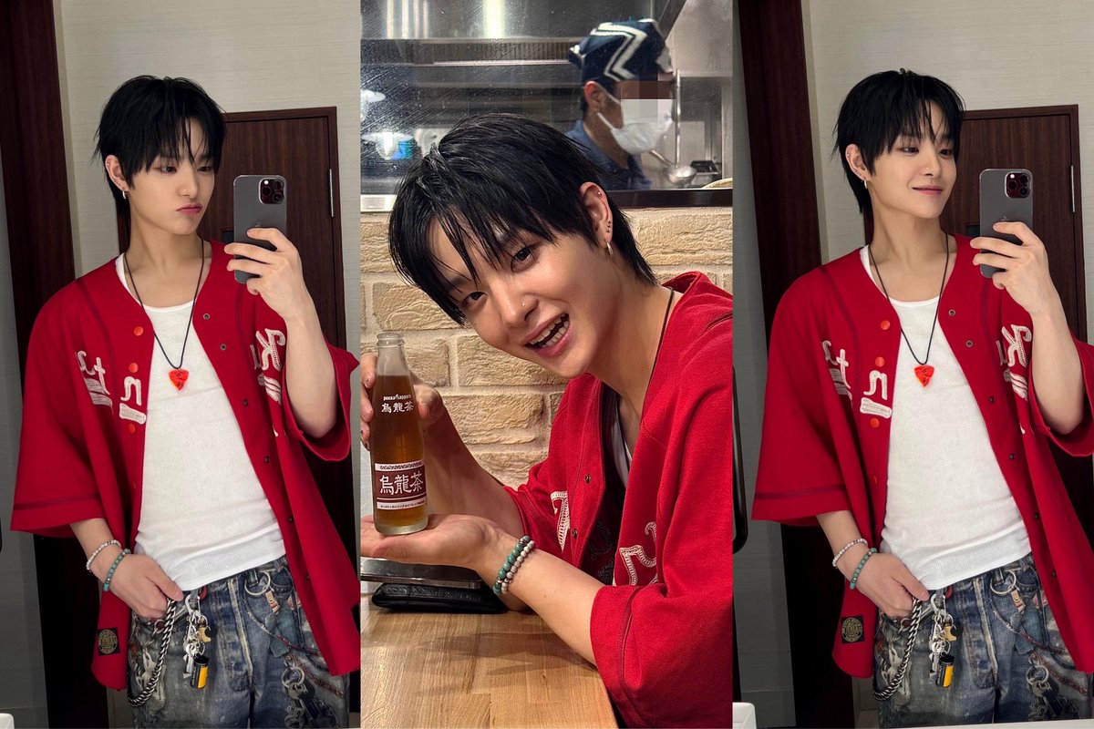 dosukhoon's tweet image. the color red is actually made for jihoon