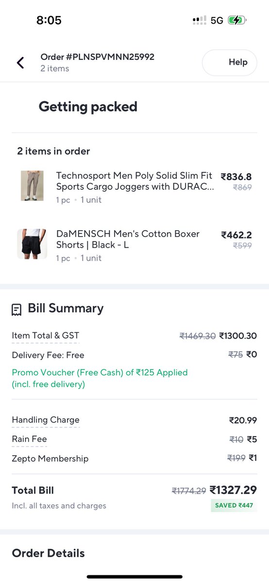 HatedDevil2's tweet photo. @zeptocares @blinkitcares How much more time. It been an hour. Such an idiotic behaviour https://t.co/ipLBSOmhSL