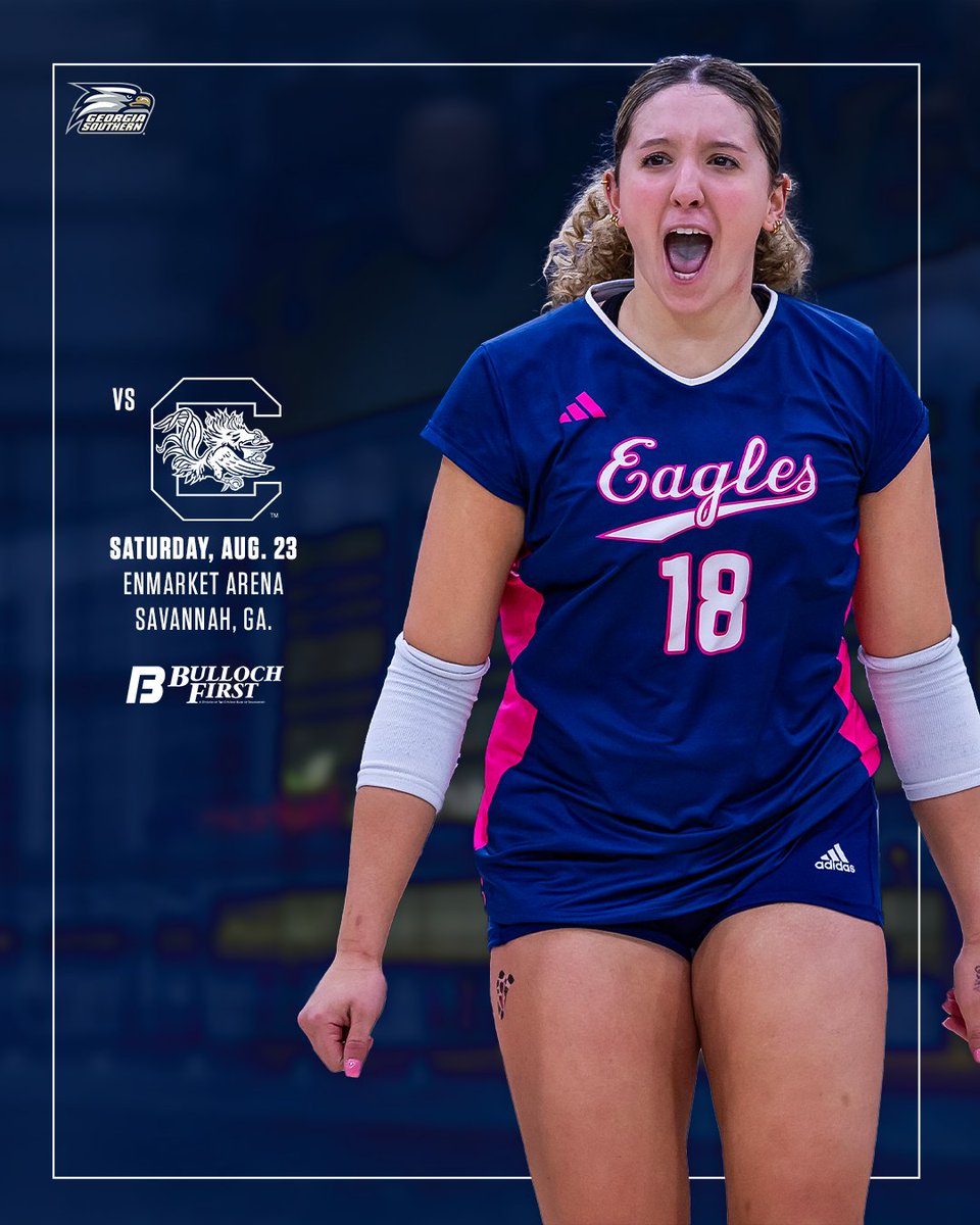 GSAthletics_VB's tweet image. Taking this show to Savannah 🎬
📰bit.ly/4ldIaad
#HailSouthern