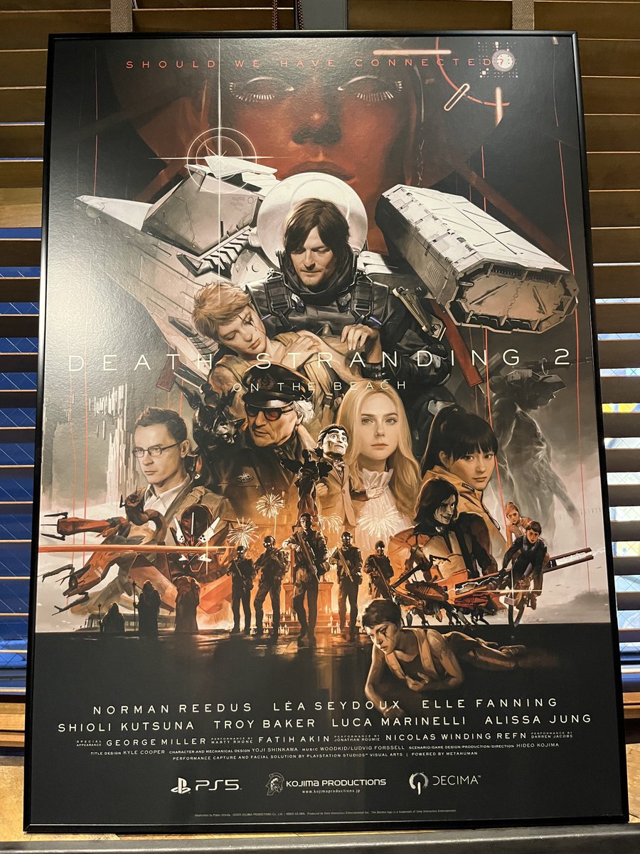 This Death Stranding 2 poster by Pablo Uchida (<a href="/pablocafe/">Pablo Uchida / 内田パブロ</a>) is beautiful! 🔥 #DeathStranding2