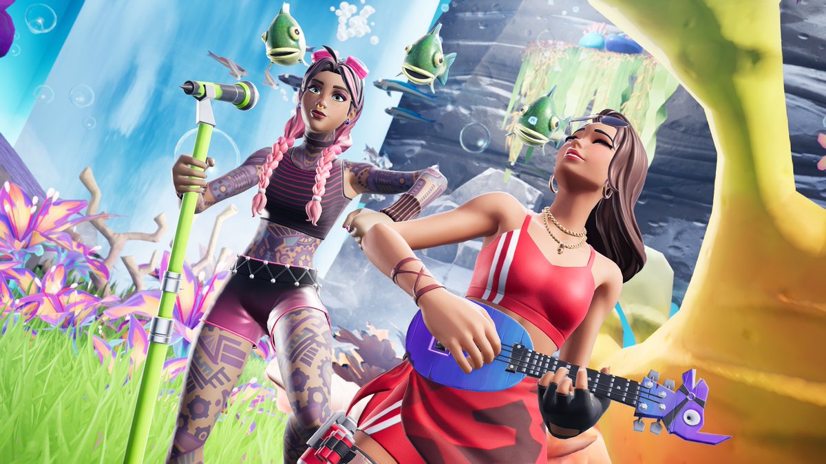 Rook_FN's tweet photo. かわいいエモートをいただきました💓
くらげちゃんかわいいね✨

#るくしょ
#Fortnite
#FortniteSuper
#Ruby
#Joules https://t.co/4ol8L3xFgM