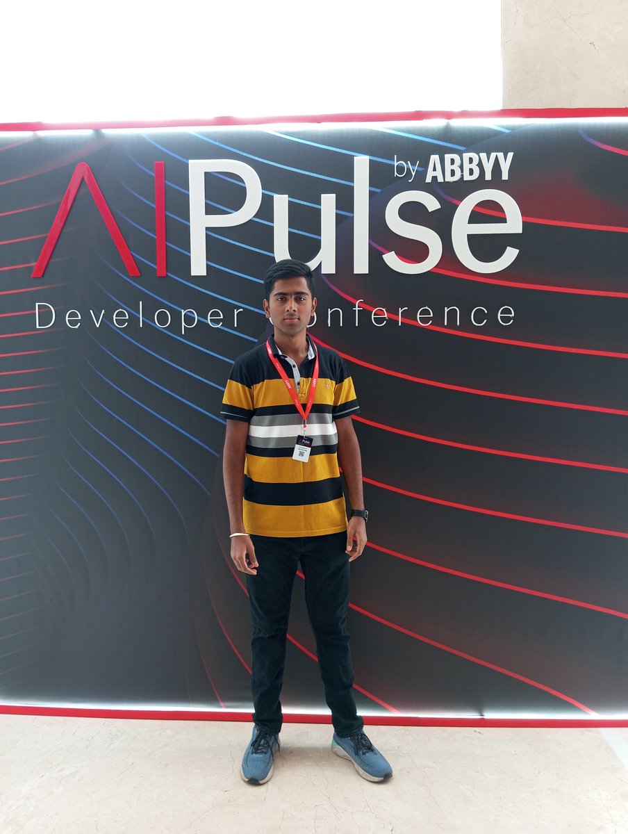 hamsadhwaj's tweet photo. Attended Day 1 of #ABBYYDevCon 2025 by @ABBYY_Software! 🚀

Agentic AI, automation, LLMs &amp; a whole lot of “wait, that’s possible?” moments. 😄

Turns out, agentic AI doesn’t just reply—it thinks, plans &amp; acts. Wild stuff. 🤖🧠

#DocumentAI #BuildWithAI #AgenticAI #TechEvents #LLM https://t.co/yLdHTOTouo
