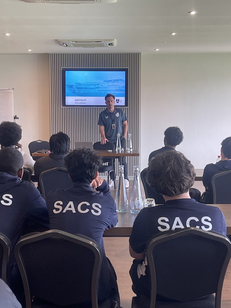 HarrisMerton (@harrismertoncr4) on Twitter photo This week, Yr12 SCCC scholars are at The Oval for work experience!
Monday: partnership workshop – pitch a £1M Nando’s sponsorship to SCCC.
Tuesday: promo for the SACS programme with our media & comms team.
Harris Merton Scholars smashed it!
#HarrisScholars #TheOval  #HarrisMerton This week, Yr12 SCCC scholars are at The Oval for work experience!
Monday: partnership workshop – pitch a £1M Nando’s sponsorship to SCCC.
Tuesday: promo for the SACS programme with our media & comms team.
Harris Merton Scholars smashed it!
#HarrisScholars #TheOval  #HarrisMerton
