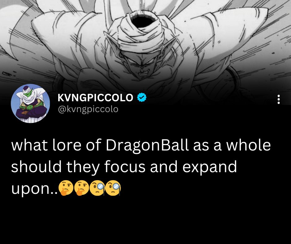 What do you think should be the next chapter of DragonBall.