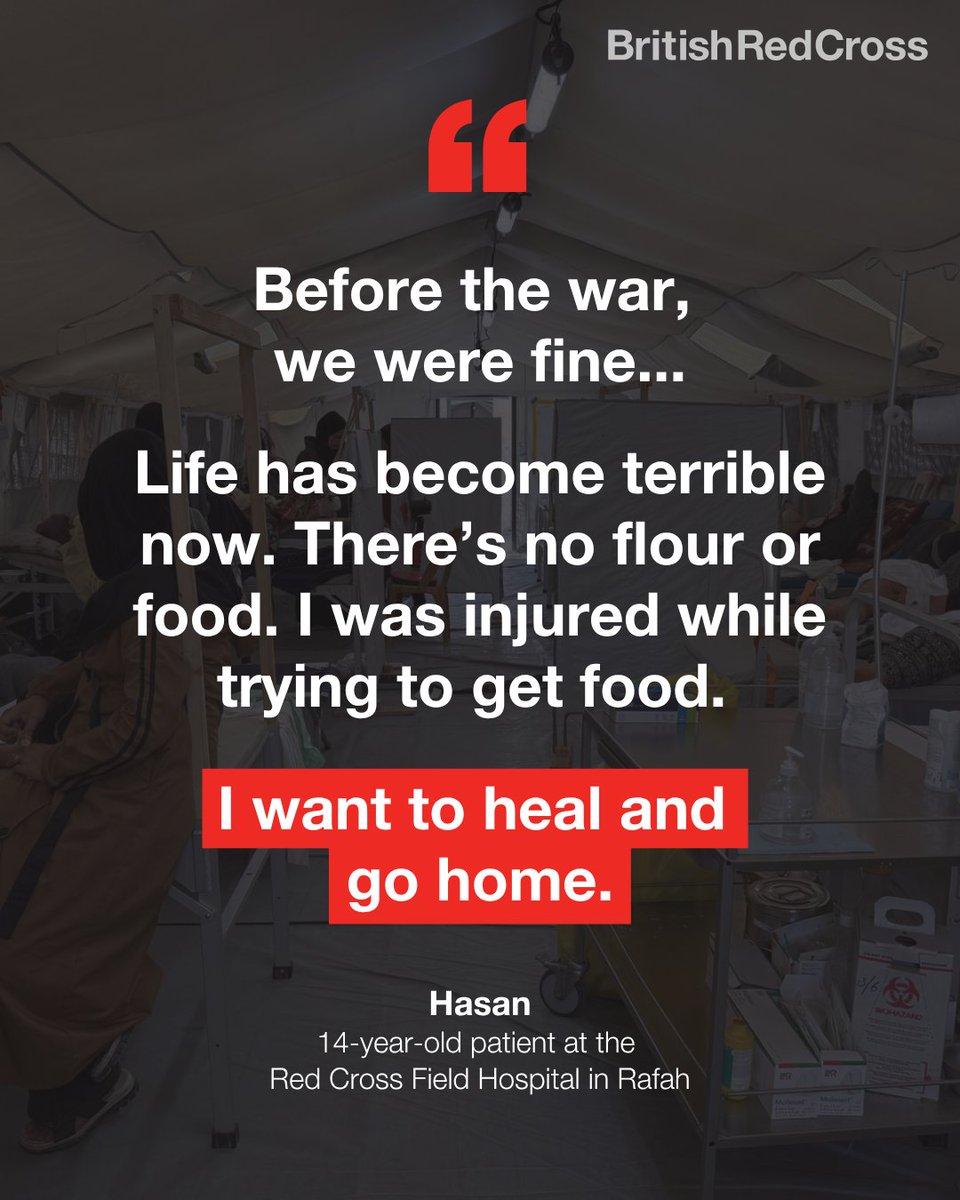 BritishRedCross's tweet image. Over the past month, a surge in mass casualty incidents linked to aid distribution sites has overwhelmed Gaza’s shattered healthcare system.
Now and always, our humanitarian principles are critical. People should be able to get life-saving help amid the horrors of conflict.